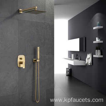 2021 Polished Brass Bathroom Shower Head Commercial